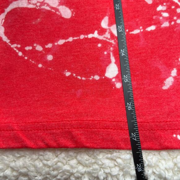 Holiday Coffee And Cookies Bleached Red Tee Medium - Picture 6 of 6